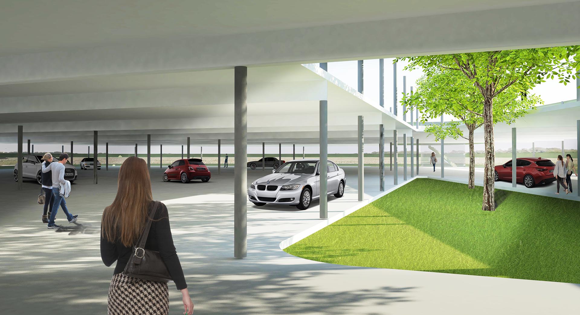 Parkeergarage P+R Den Haag, studie