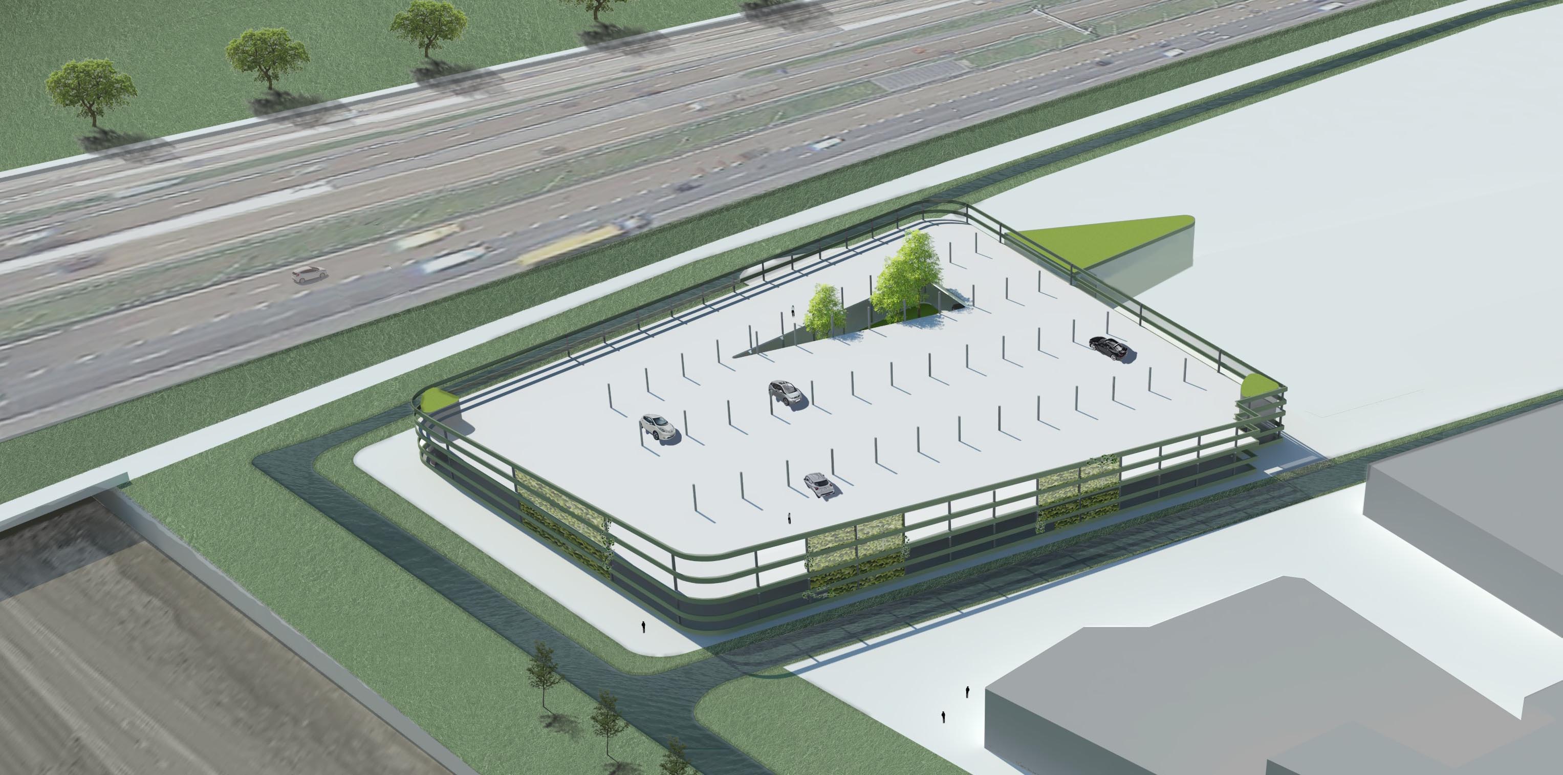 Parkeergarage P+R Den Haag, studie